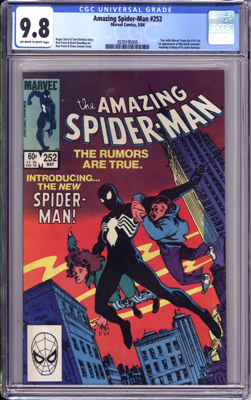Amazing Spider-Man #252 CGC 9.8 $2,099.99 | DaleRobertsComics.com