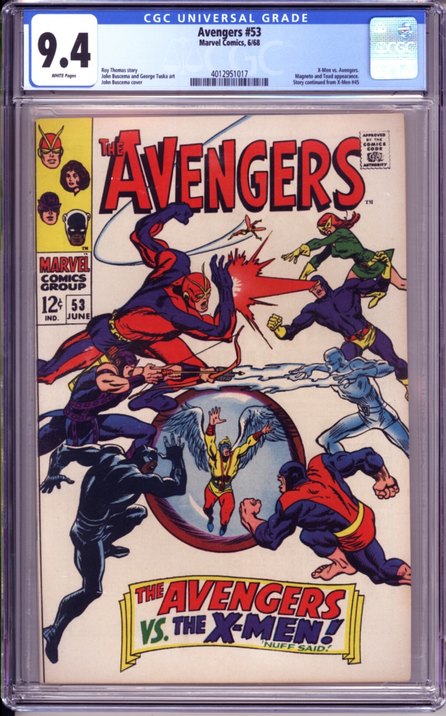 Avengers #53 CGC 9.4 | DaleRobertsComics.com