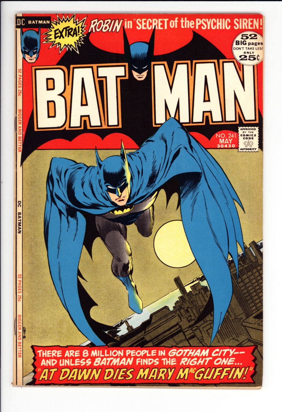 7.5 VF DC Key Issue Bronze Age Superman Batman Worlds Finest Comics #242 1976