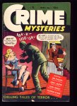 Crime Mysteries #1 VG/F (5.0)