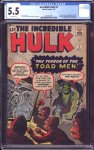 Incredible Hulk #2 CGC 5.5