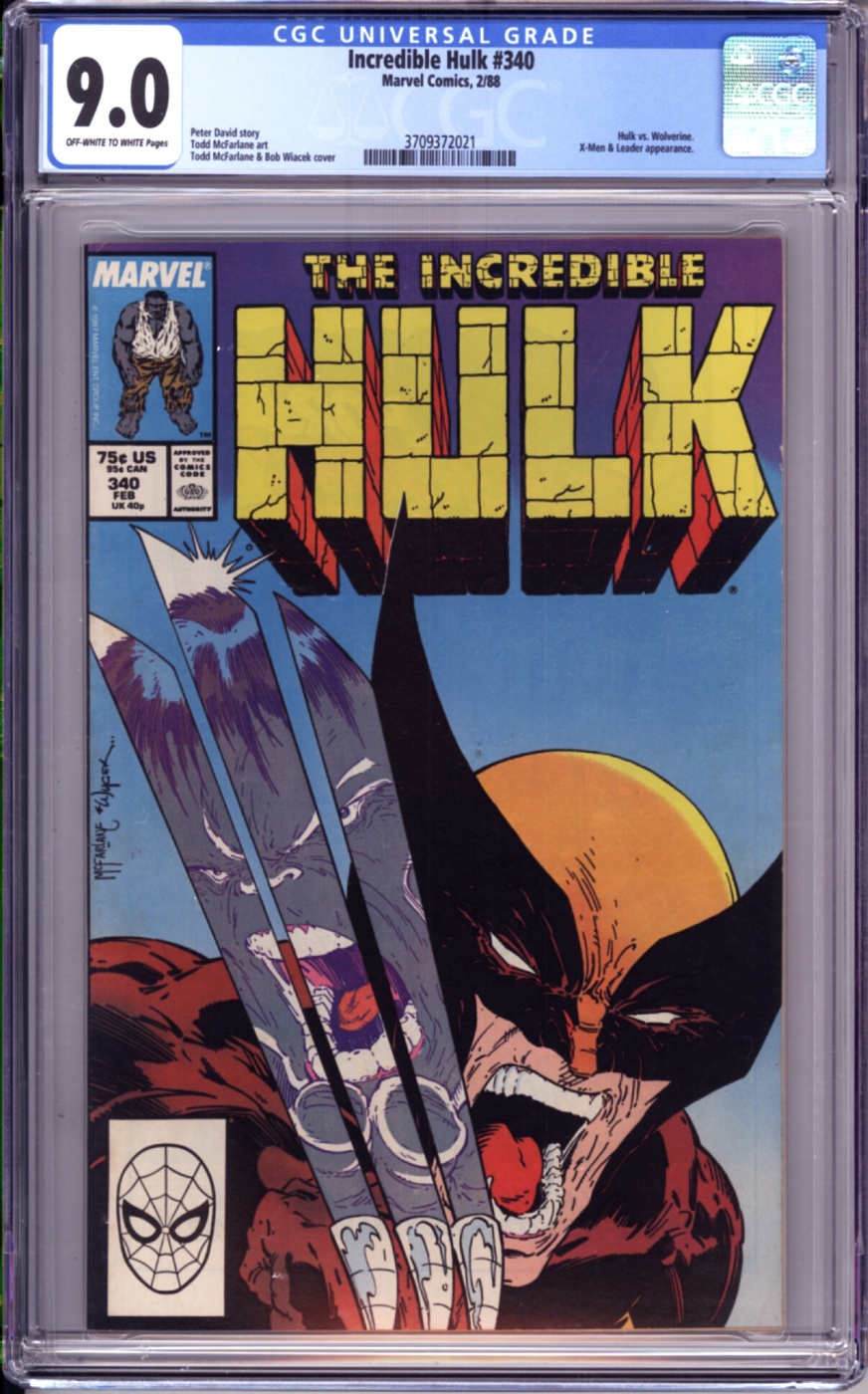 Incredible Hulk 340 Cgc 9 0 Dalerobertscomics Com