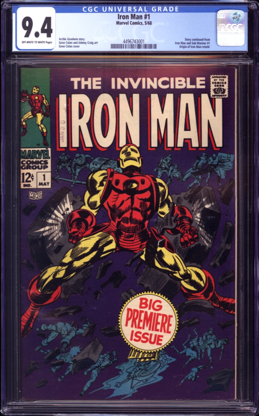 け*ん様 Iron Man #170 9.6 CGC Iron Man #1 CGC 9.4 | DaleRobertsComics.com