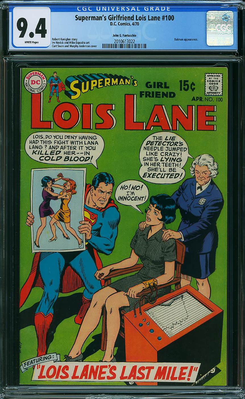 Superman's Girlfriend Lois Lane #100 CGC 9.4 | DaleRobertsComics.com