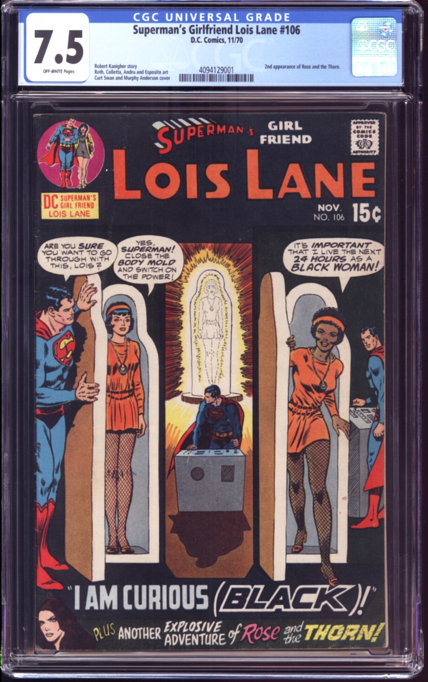 Superman's Girlfriend Lois Lane #106 CGC 7.5 | DaleRobertsComics.com