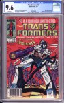 Transformers #3 (Newsstand edition) CGC 9.6