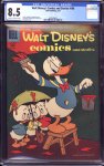 Walt Disney's Comics and Stories #196 CGC 8.5