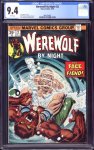 Werewolf by Night #22 CGC 9.4