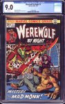 Werewolf by Night #3 CGC 9.0