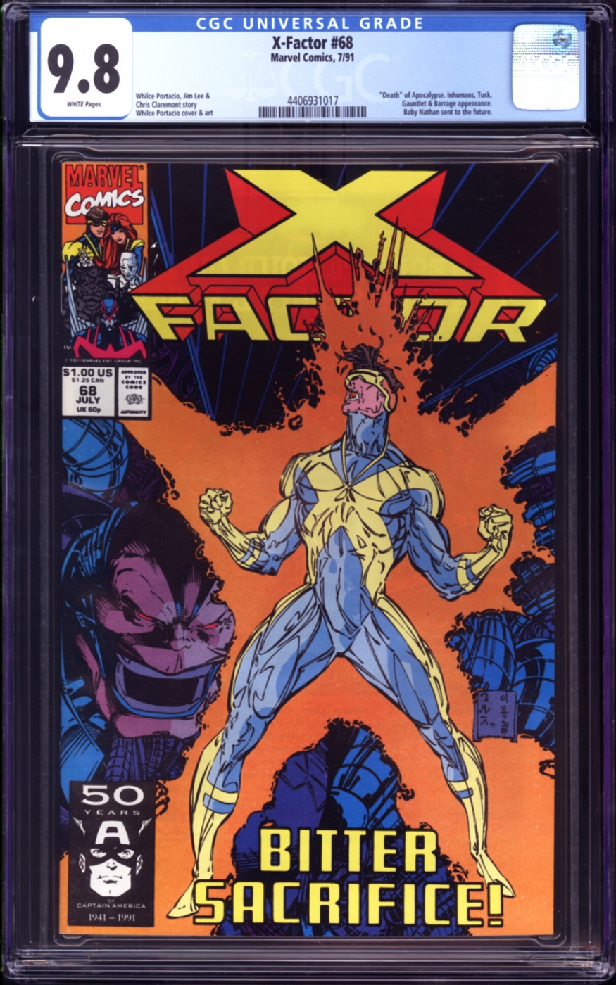 X-Factor #68 CGC 9.8 | DaleRobertsComics.com